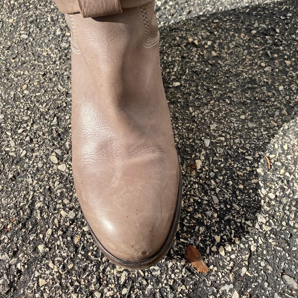 AGL Women Tall Leather Boots SZ EU 38/US 7.5 - Picture 3 of 5